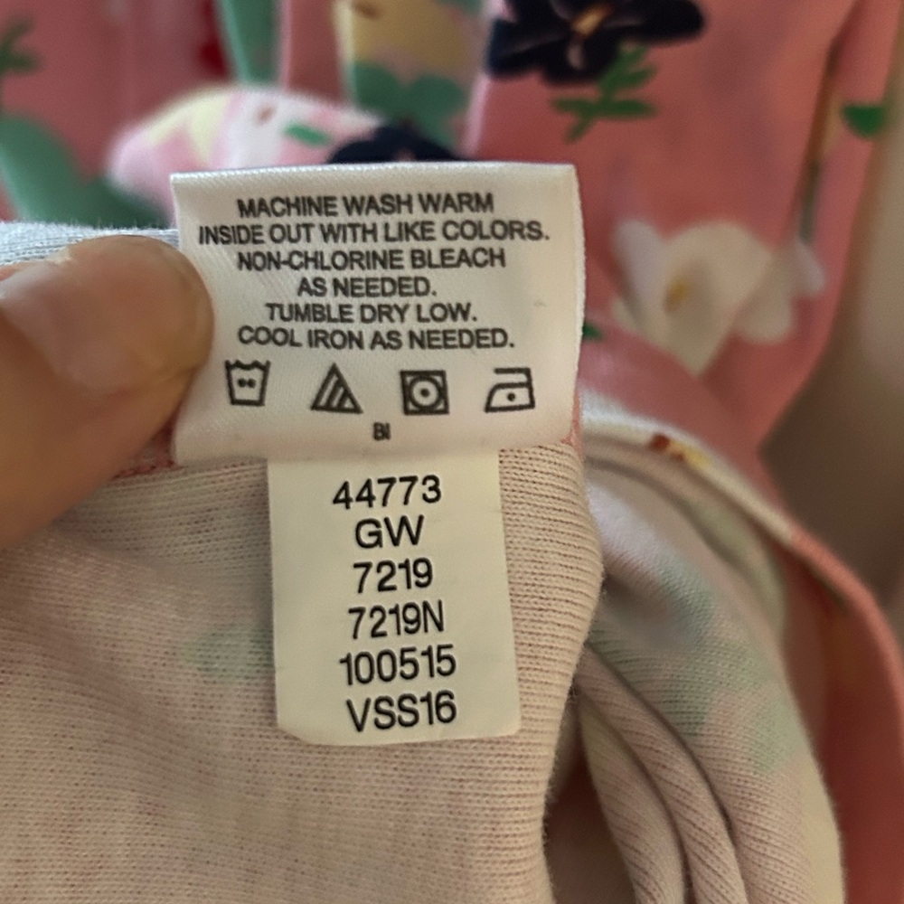 Hanna Andersson-{Size-130cm(8)}-Girls Short Sleeve Flower Dress - Picture 6 of 6
